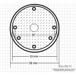 Magnetic holder for scale measuring devices
