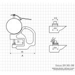 Thickness gauge, flat, 10 x 30 mm
