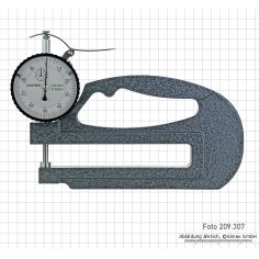 Thickness gauge, flat, 10 x 120 mm
