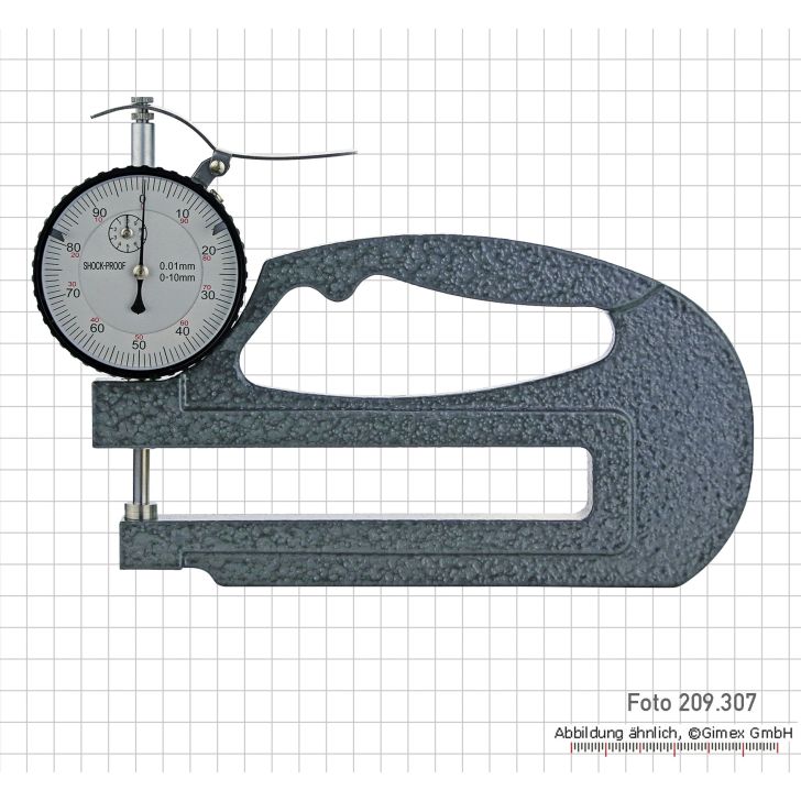 Толщиномер, плоский, 10 x 120 мм