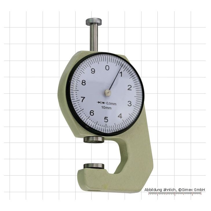 Thickness gauge 0-10 mm, small, flat