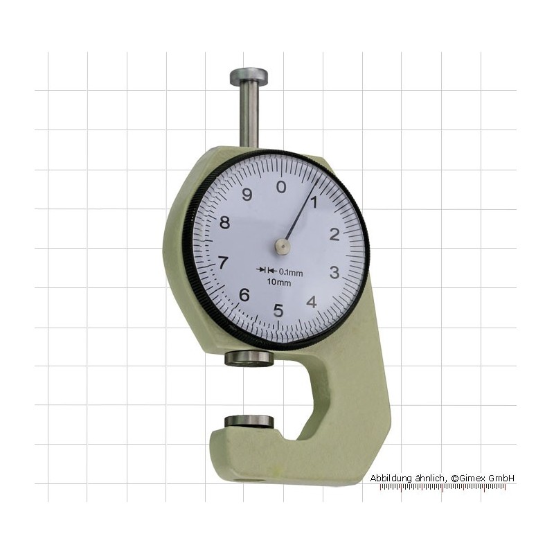 Biezuma mērītājs 0-10 mm, mazs, plakans