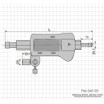 Digital probe 0 - 20 mm