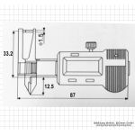 Digitālā iekšpuse-ārpuse mērierīce 0 - 25 mm