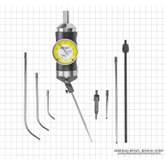 Centering device with fine feel, with 3 mm scale