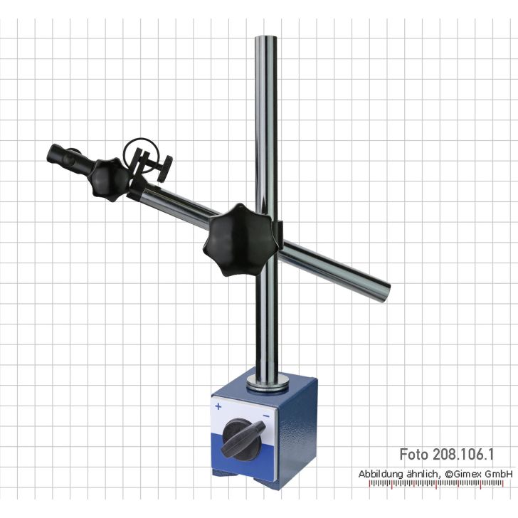 Magnetic measuring stand, heavy version, 80 kg