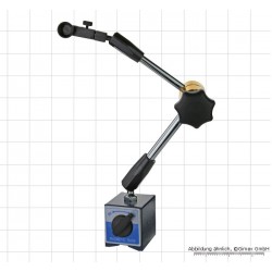 Magnētiskais mērīšanas statīvs ar centrālo fiksatoru, mehānisks, 60 kg