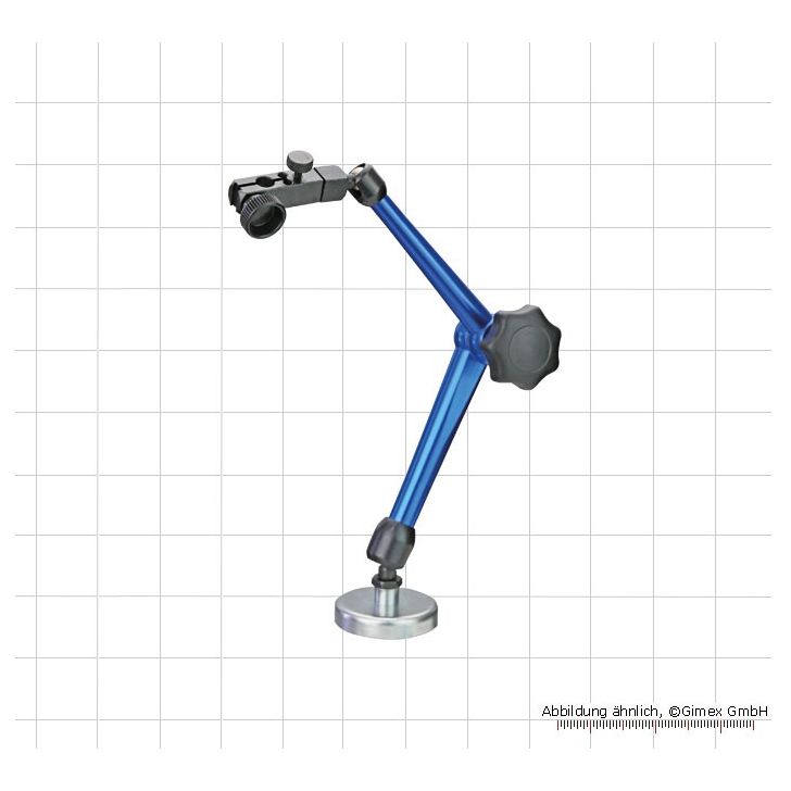 Magnetic measuring stand with central locking, mechanical, 300 mm, with permanent magnet 24 kg