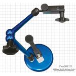 Measuring stand with central clamp and vacuum base