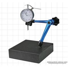 Measuring table with granite slab and measuring instrument