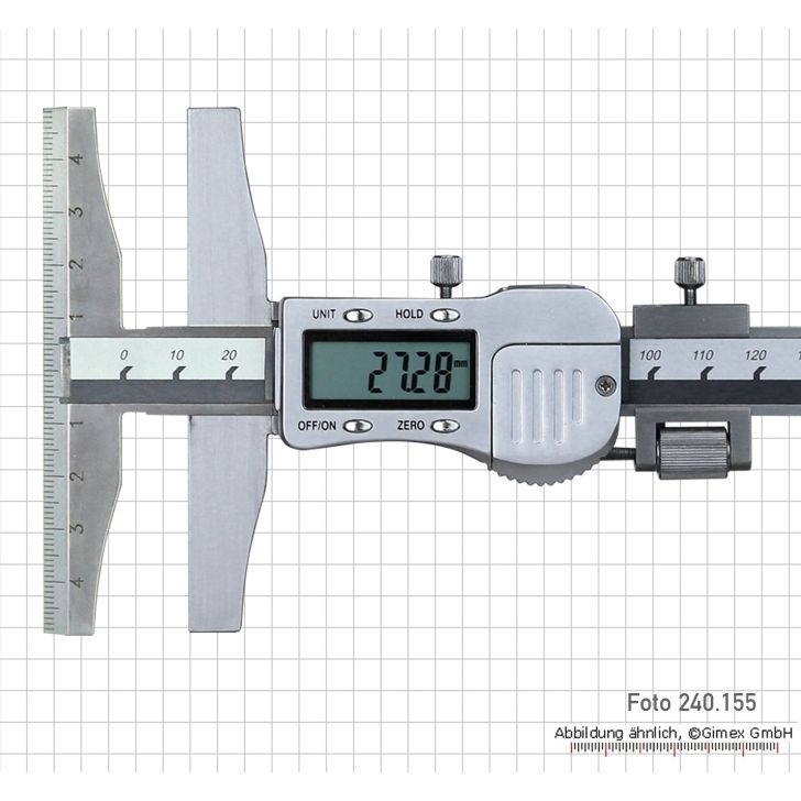 Digital marking caliper, 200 mm