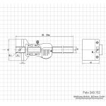 Digital marking caliper 300 mm