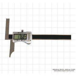 Digitālais maršrutētāja iestatīšanas mērītājs, 200 mm