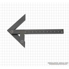 Aluminum centering bracket, 100 x 70 mm