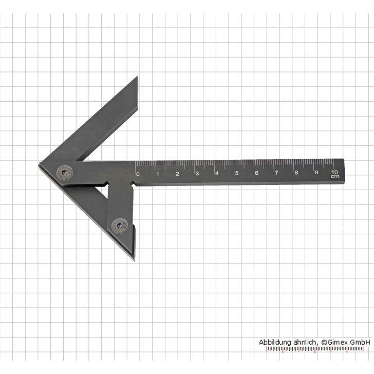 Aluminum centering bracket, 100 x 70 mm