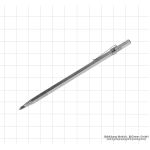 Scriber ar īsu HM galu, 150 mm