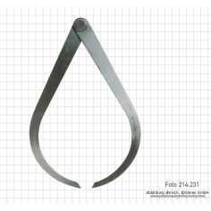 External knob with rivet hinge, 250 mm