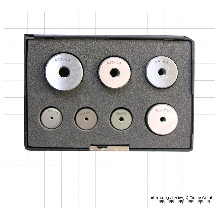 Thread gauge set DIN 13, GOOD, 7 pcs.