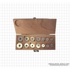 Thread gauge set 14 pcs., M3 -M 12, GOOD and NO-GO