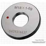 Thread caliber M 6 x 0.5