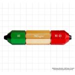 Measuring pin holder, measuring pins from 0.2 - 1.5 mm