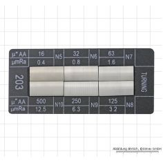 Пластины сравнения поверхностей, 6 деталей, "токарные"