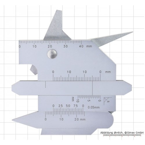Universālie metināšanas mērinstrumenti, 0 - 15 mm