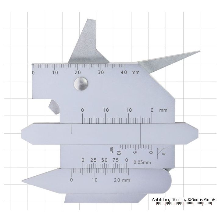 Universal welding gauges, 0 - 15 mm