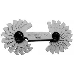 Screw pitch gauge, 4 - 62 / 0.25 - 6.0 mm, 52 blades