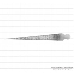 Tērauda mērķīlis, 1 - 15 mm, rādījums 0,1 mm