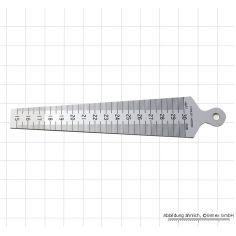 Tērauda mērķīlis, 15 - 30 mm, rādījums 0,1 mm