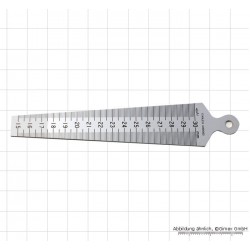 Tērauda mērķīlis, 15 - 30 mm, rādījums 0,1 mm