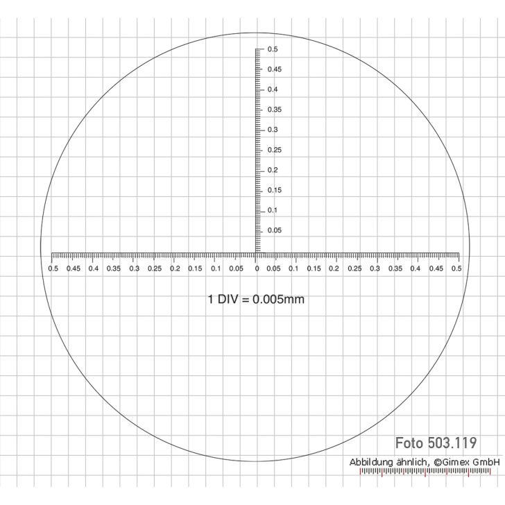 Stieņu mikroskops ar LED apgaismojumu 200X, 0,005 mm