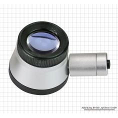 Precise measuring magnifier 20X, with LED and scale, Abl. 0.1 mm