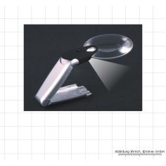 Illumination magnifier 90 mm, 2 + 6 diopters