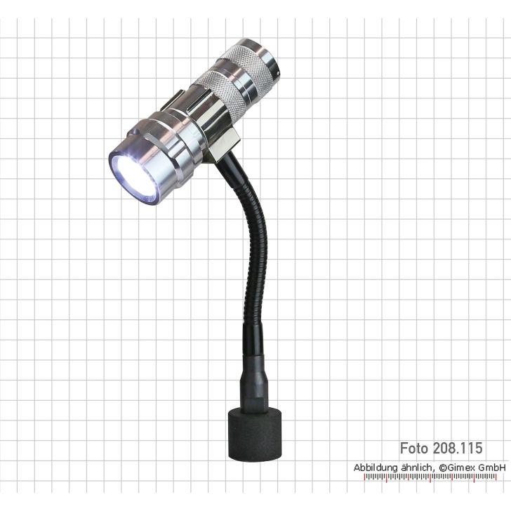 LED light with magnetic base