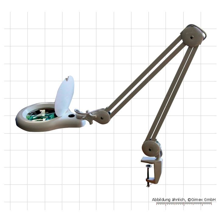 Darba lupa ar LED apgaismojumu, 127 mm