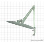 Darba lampa LED, 1200 lūmenu, galda skava
