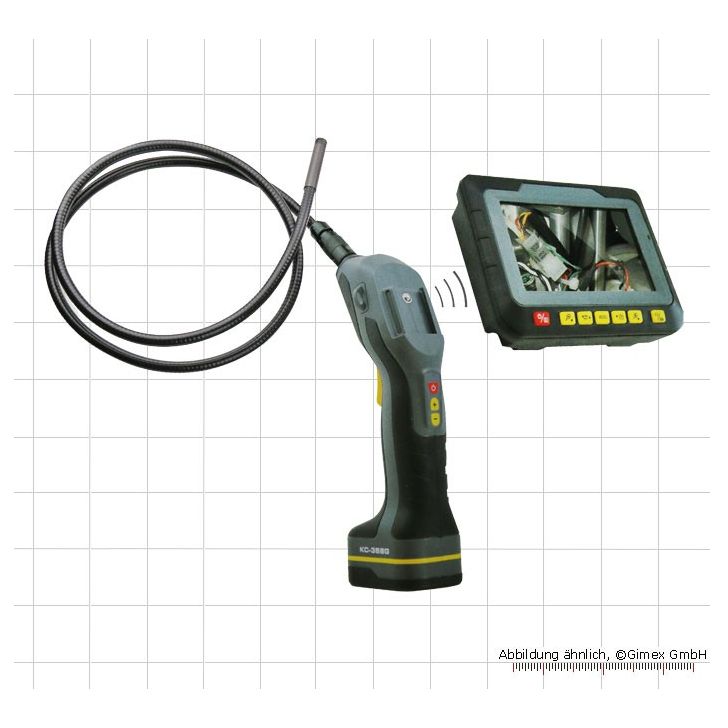 VIDEO INSPECTION ENDOSCOPE WITH REMOVABLE 5” COLOR LCD DISPLAY Camera probe 12 x 1000 mm