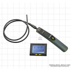 VIDEO INSPEKCIJAS ENDOSKOPS AR noņemamu 3,5” KRĀSU LCD DISPREJU Kameras zonde 12 x 1000 mm