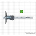 Digital depth gauge, 300x150 mm with calibration certificate