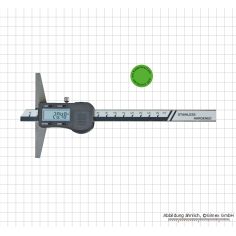 Digitālais dziļuma mērītājs, 300x150 mm ar kalibrēšanas sertifikātu