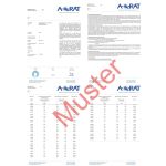 Measuring block made of steel, quality 2, 32 pcs. with work calibration certificate