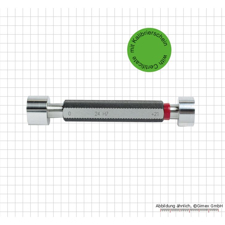 Limit value plug 6 mm, with calibration certificate for work