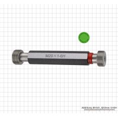 Limit thread plug gauge with calibration certificate, M 12 x 1.75