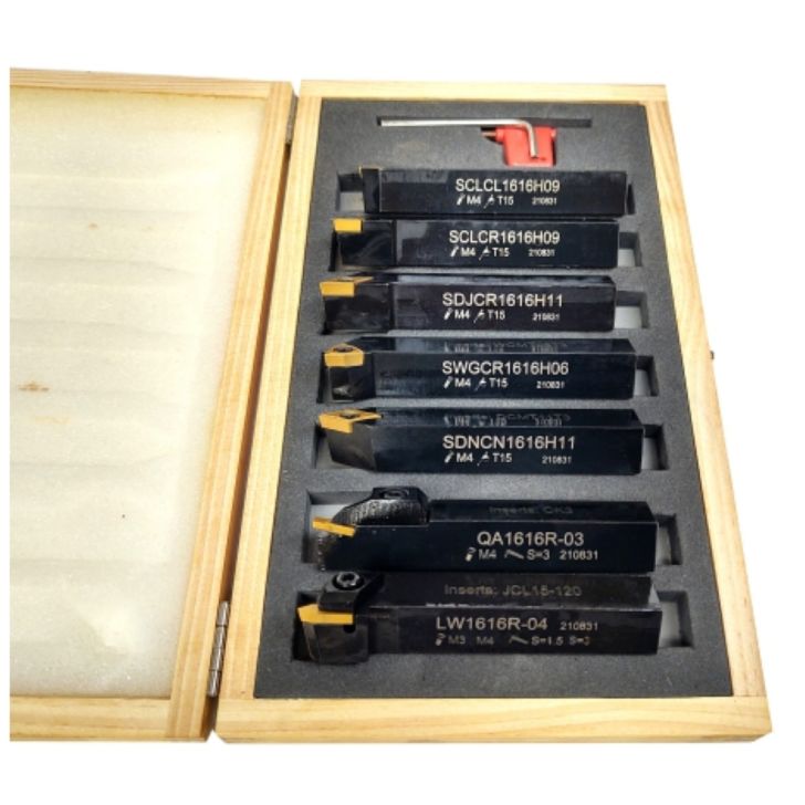 Virpošanas naži 16X16mm 7gab ar plāksni dim. 16 mm nazis