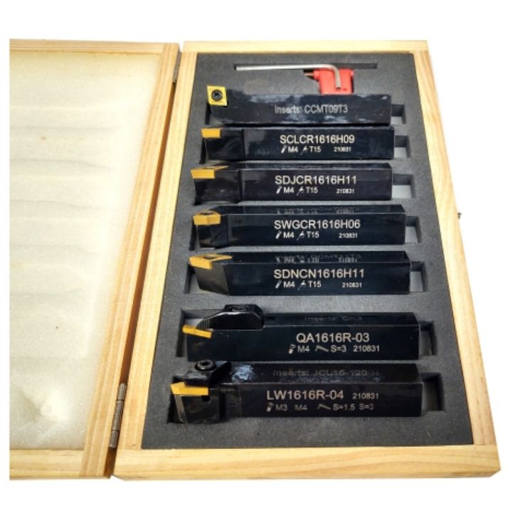 Virpošanas naži 16X16mm 7gab ar plāksni dim. 16 mm nazis