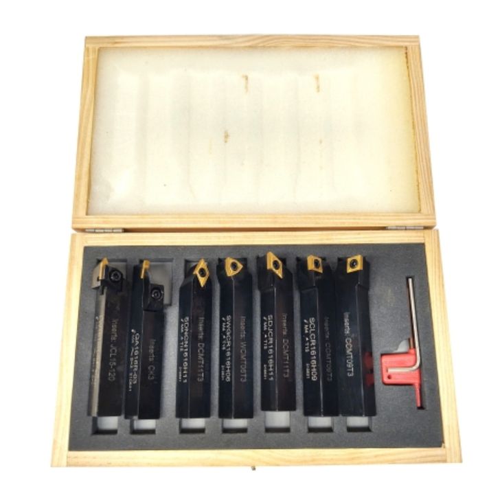 Virpošanas naži 16X16mm 7gab ar plāksni dim. 16 mm nazis