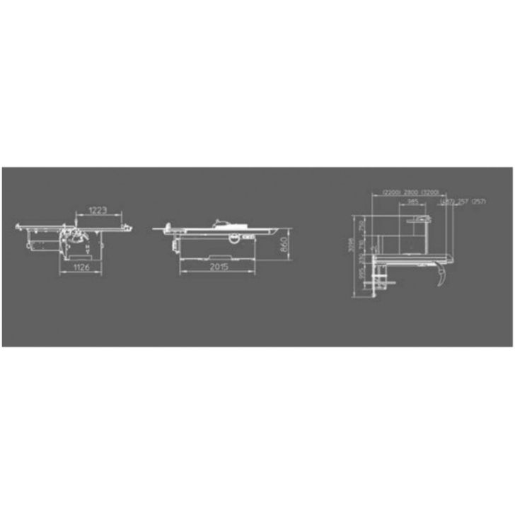 Sliding table saw Robland FZ300M
