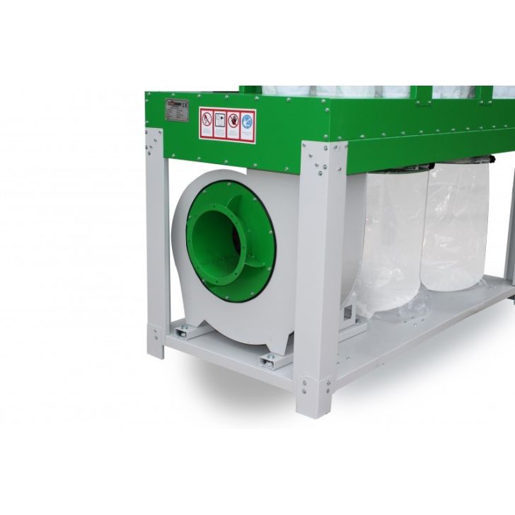 HOLZING RLA S 200 sawdust extraction, 5500W, 6500 m³/h